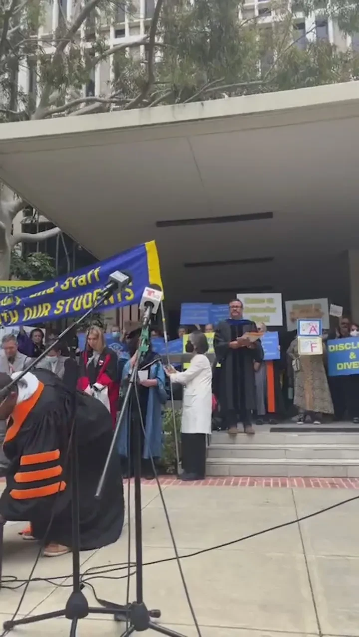 Medical Workers Press Conference At Ucla 2